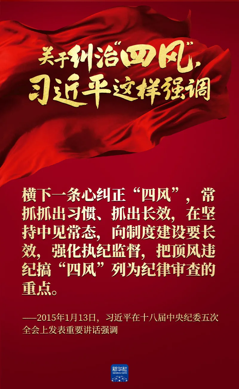 關(guān)于糾治“四風(fēng)”，習(xí)近平這樣強調(diào)