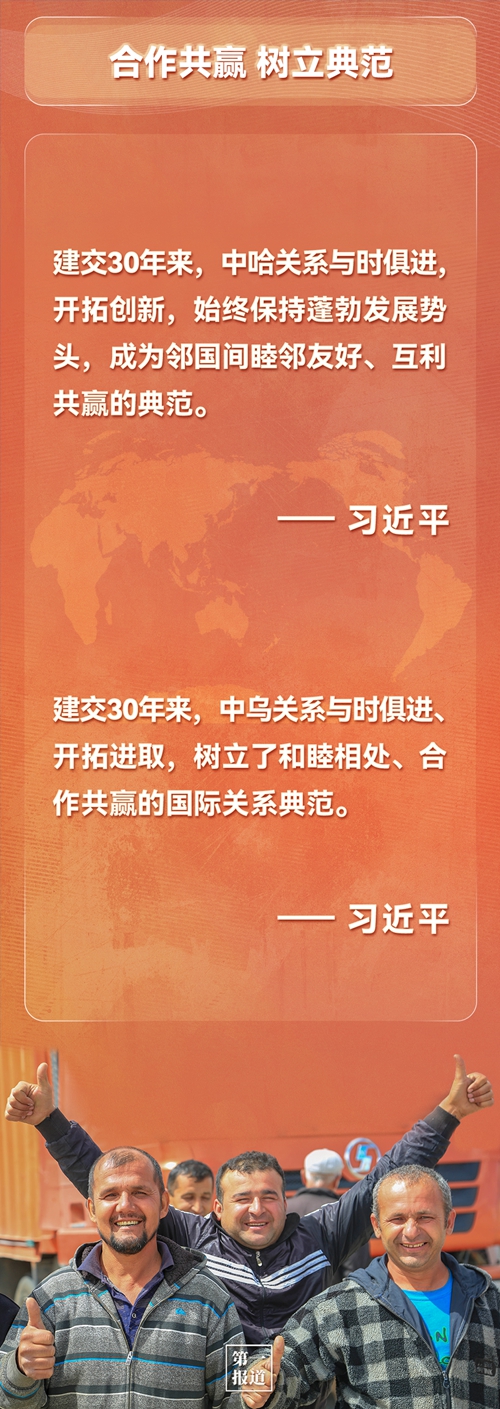 第一報(bào)道 | 建交三十年，習(xí)主席這樣評(píng)價(jià)與中亞五國(guó)關(guān)系
