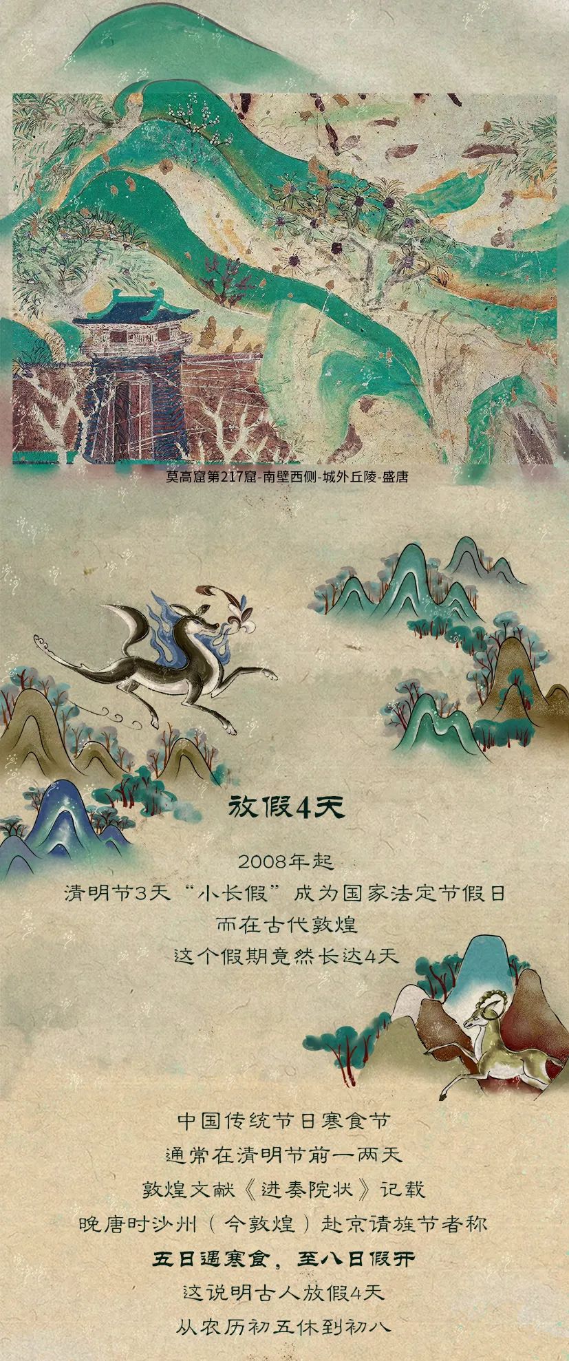 敦煌壁畫(huà)里的清明，不止雨紛紛