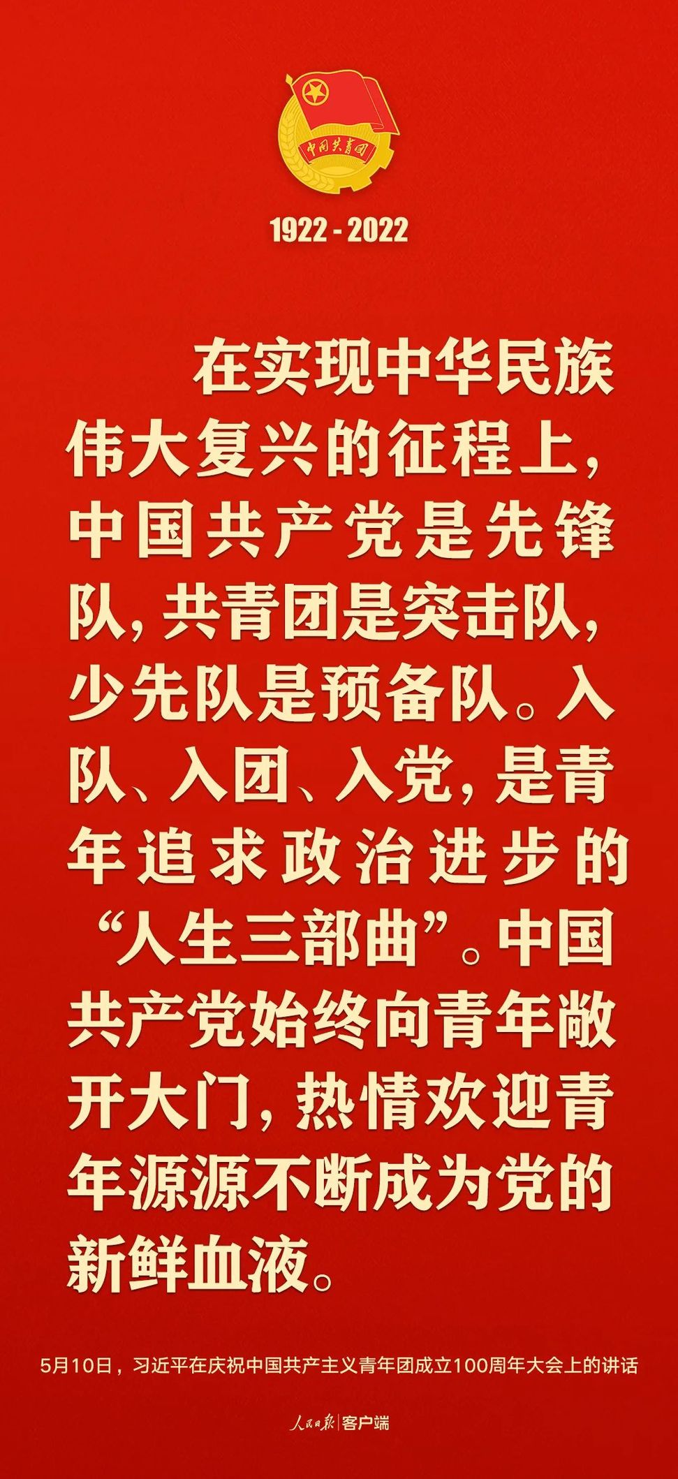 習近平：黨和國家的希望寄托在青年身上！