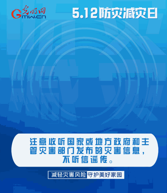 【動態(tài)海報】減輕災(zāi)害風(fēng)險，從這10個字開始