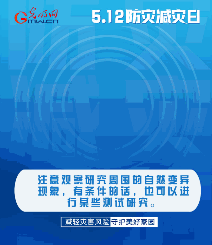 【動態(tài)海報】減輕災(zāi)害風(fēng)險，從這10個字開始