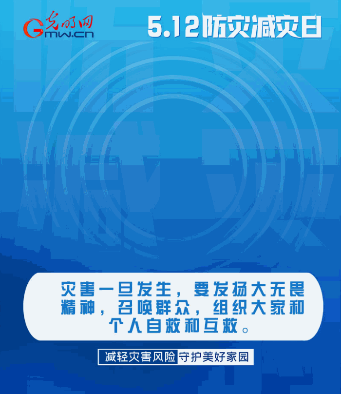 【動態(tài)海報】減輕災(zāi)害風(fēng)險，從這10個字開始