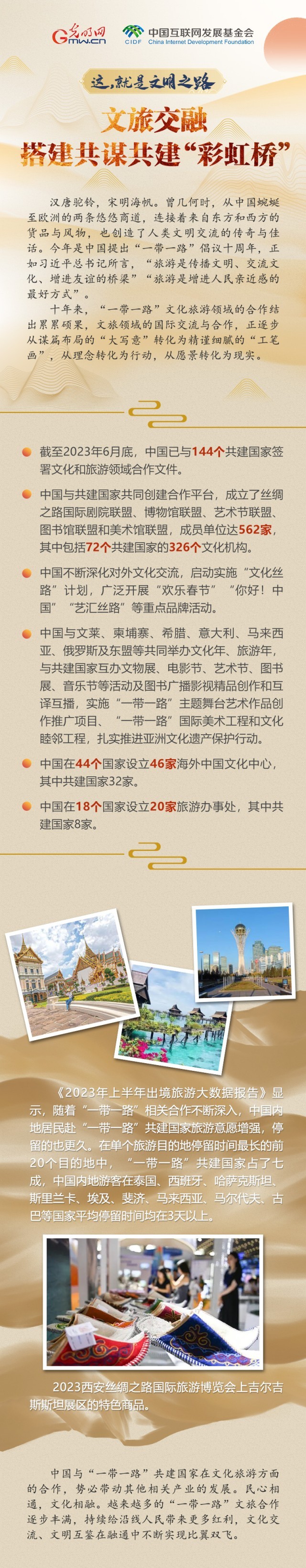 【大道共通】這，就是文明之路丨文旅交融 搭建共謀共建“彩虹橋”
