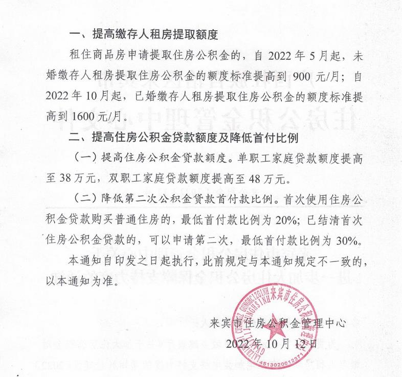 廣西來賓市住房公積金管理中心網(wǎng)站信息截圖。