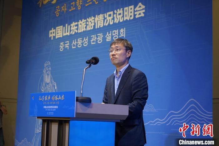 首爾市政府觀光體育局局長金英渙致辭?！⑿?攝