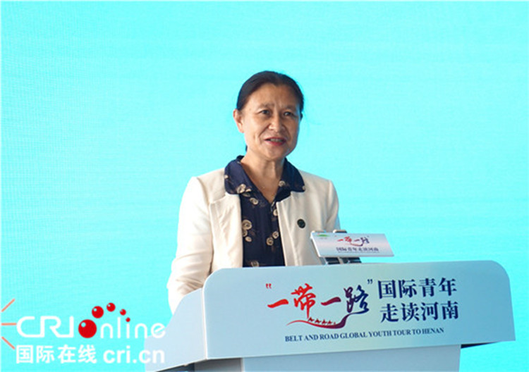 中國(guó)人民對(duì)外友好協(xié)會(huì)二級(jí)巡視員李冬梅致辭。賈親親 攝