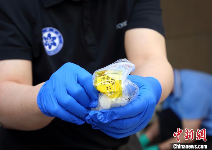 隨神舟十五號返回地面的空間科學(xué)實驗樣品。　中科院空間應(yīng)用中心 供圖