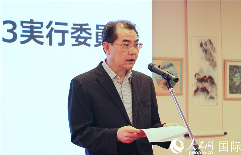 中國(guó)駐日本大使吳江浩致辭。人民網(wǎng) 許可攝