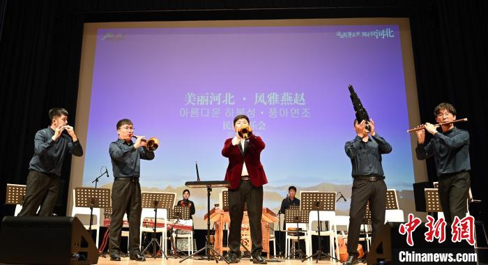 圖為音樂會(huì)現(xiàn)場?！∈谞栔袊幕行墓﹫D