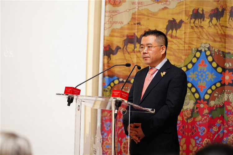 中國駐匈牙利大使龔韜。布達佩斯中國文化中心供圖