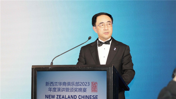 新西蘭華商聯(lián)合總會(huì)主席楊健。攝影：張凱