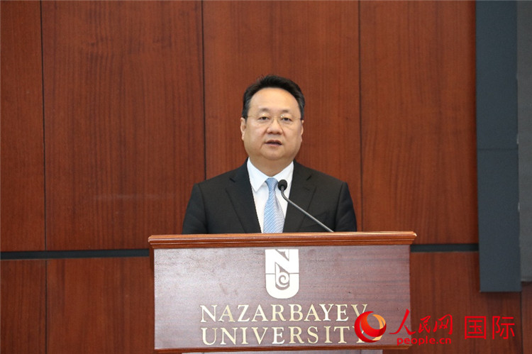 中共中央宣傳部副部長王綱致辭。人民網記者 李強攝
