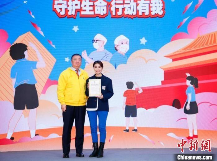 演員周海媚受邀參與公益活動?！」鶆P敏 攝