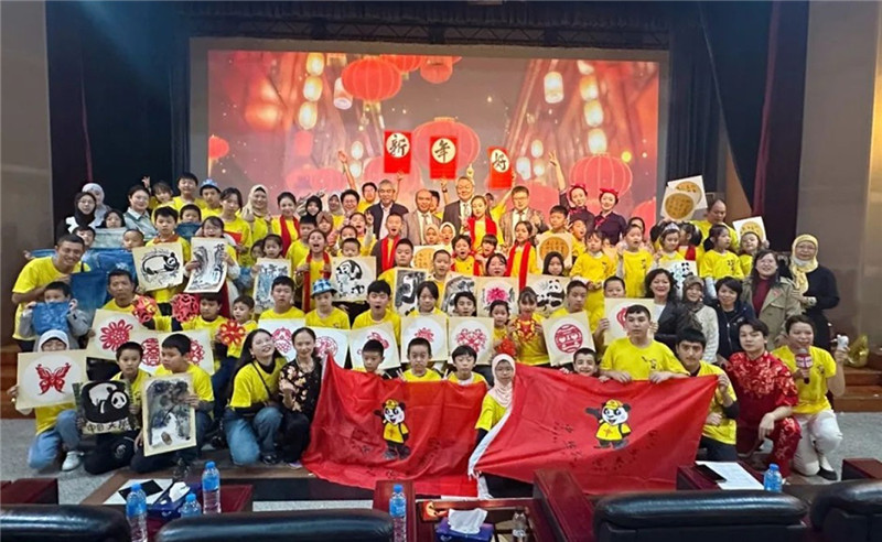 圖為2023“中華文化大樂(lè)園—埃及開羅營(yíng)”閉幕式活動(dòng)現(xiàn)場(chǎng)。主辦方供圖
