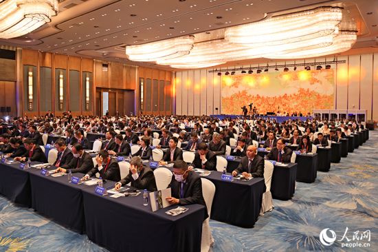 與會嘉賓濟(jì)濟(jì)一堂。人民網(wǎng)記者 陳博攝