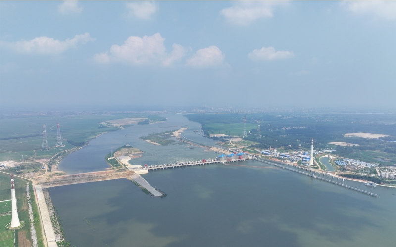 碾盤(pán)山水利水電樞紐工程。湖北省水利廳供圖