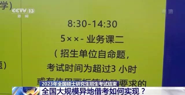 2023年研考結(jié)束 全國大規(guī)模異地借考如何實現(xiàn)？