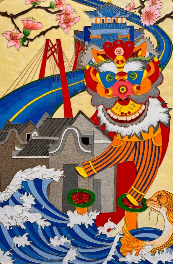 中小學(xué)生創(chuàng)新創(chuàng)意設(shè)計(jì)成果首次登上文博會(huì)。參展觀眾供圖