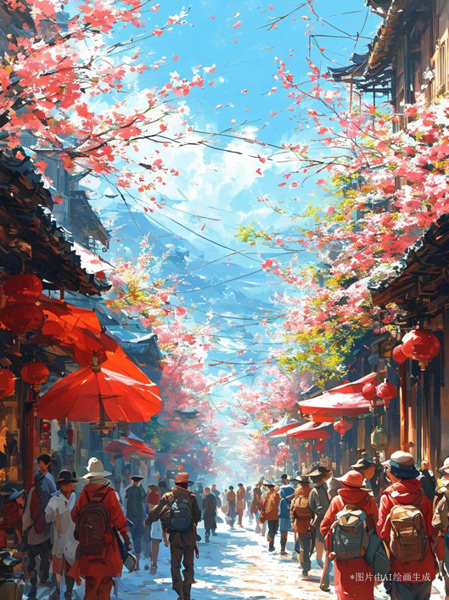 【巳巳如意萬象新】漫評丨紅紅火火中國年，照見新年新圖景