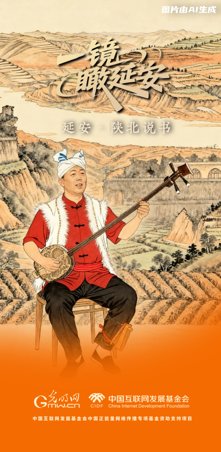 【一鏡瞰延安·AI海報】跟著這些非遺文化，感受老區(qū)風土人情