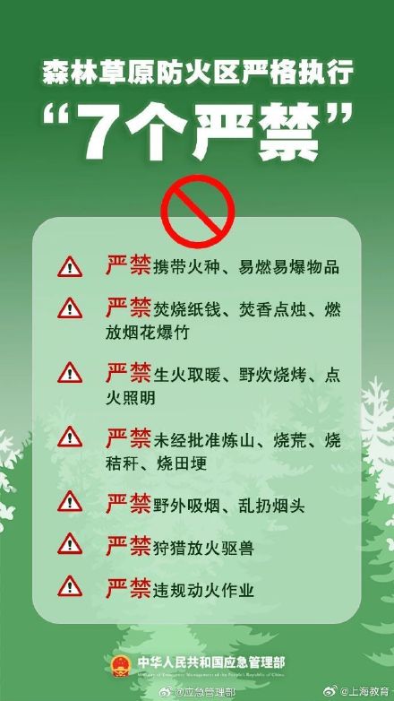 清明將至，一定做到“7個嚴(yán)禁”“6個要”！