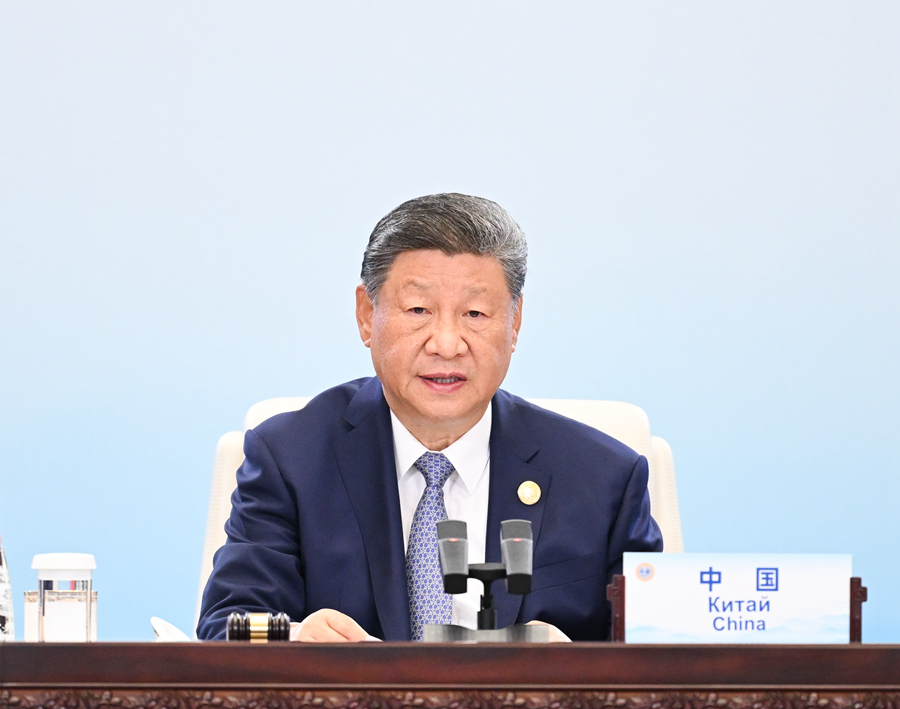9月1日上午，上海合作組織成員國元首理事會第二十五次會議在天津梅江會展中心舉行。中國國家主席習(xí)近平主持會議并發(fā)表題為《牢記初心使命　開創(chuàng)美好未來》的重要講話。