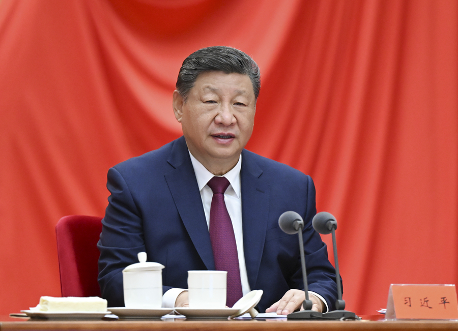 2026年1月12日，中共中央總書記、國家主席、中央軍委主席習(xí)近平在中國共產(chǎn)黨第二十屆中央紀(jì)律檢查委員會(huì)第五次全體會(huì)議上發(fā)表重要講話。新華社記者謝環(huán)馳攝