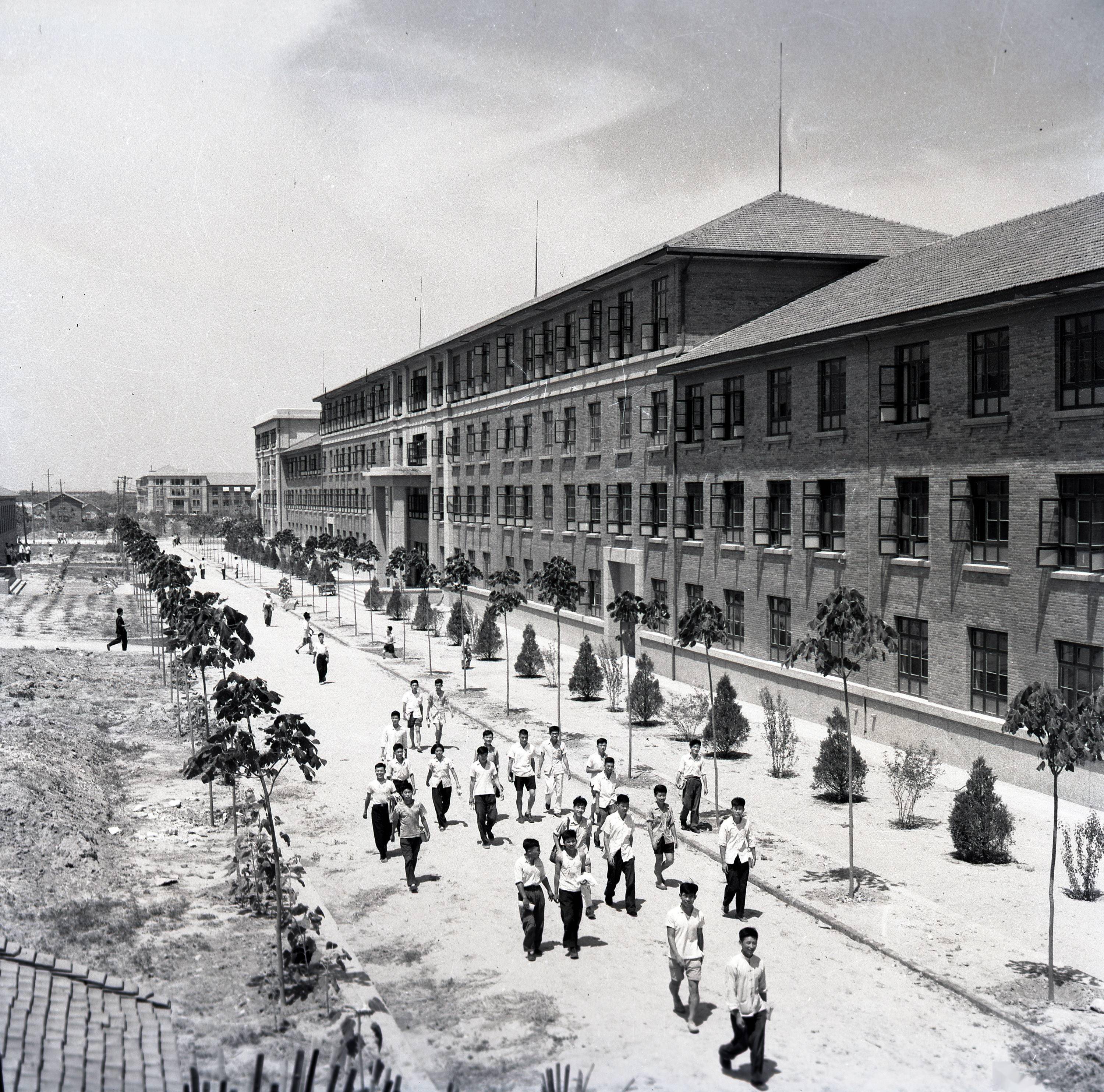 1959年拍攝的西遷后的交通大學校園一景（資料照片）。