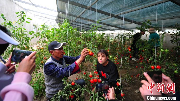 圖為群培(左)為青年職工進行技術(shù)指導?！垈?攝