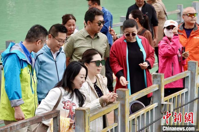 全國新的社會階層人士服務(wù)團(tuán)考察林芝巴河鎮(zhèn)生態(tài)保護(hù)項目?！∧岈?shù)┰龉﹫D