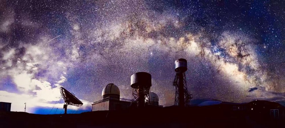 阿里暗夜星空。貢覺群培攝
