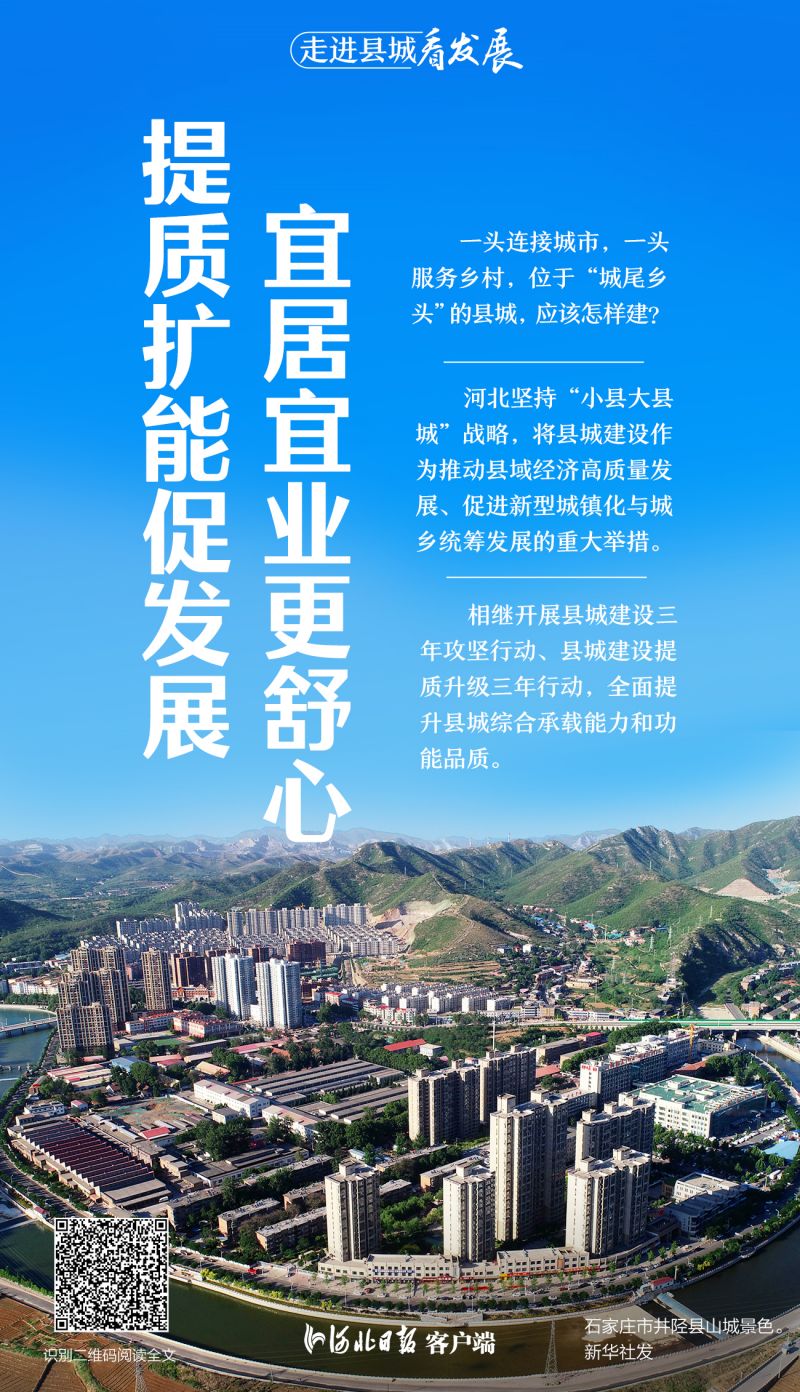 走進(jìn)縣城看發(fā)展 | 河北加快推進(jìn)縣城建設(shè)提質(zhì)升級